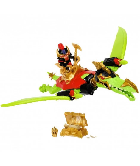Playset Ptérodactyle - MOOSE TOYS - Trésor X - Dinosaure de combat - Figurine 23 cm