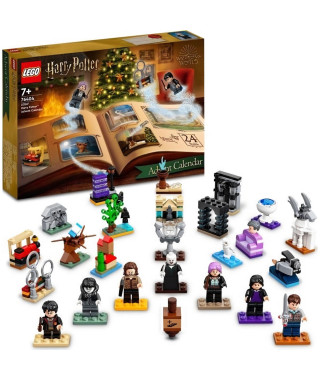 LEGO Harry Potter 76404 Le Calendrier de l'Avent 2022, 24 Mini-Jouets, avec Jeu de Société