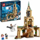 LEGO 76401 Harry Potter La Cour de Poudlard : le Sauvetage de Sirius, Jouet et Figurine d'Hippogriffe avec Château Fort et Balai