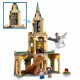 LEGO 76401 Harry Potter La Cour de Poudlard : le Sauvetage de Sirius, Jouet et Figurine d'Hippogriffe avec Château Fort et Balai