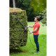 Taille-haies 600 W - lames 60 cm - écartement 28 mm - poignée arriere rotative - fonction scie - HedgeSweep