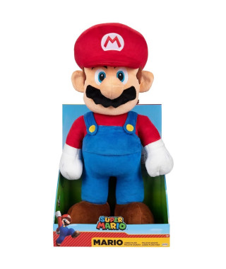 MARIO - Peluche Géante Mario - 50 cm - JAKKS - 460071