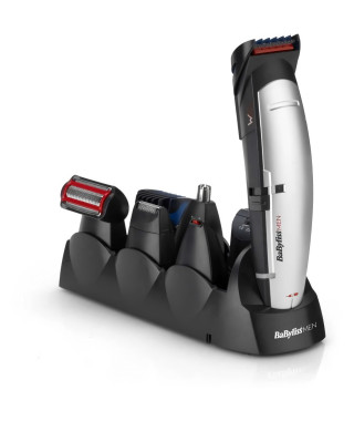 Tondeuse multi-usages - BaByliss - E837E - X-10 pour tous les styles utilisation avec ou sans fil, 5 accessoires