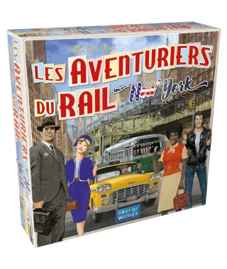 Days of Wonder | Les Aventuriers du Rail : New York | Jeu de société | a partir de 8 ans | 2 a 4 joueurs | 10 a 15 minutes