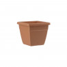 PoeTIC - Bac My City Garden carré 30 terre cuite - 29,6 x 29,6 x 25,6 cm - 13L