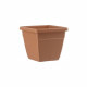 PoeTIC - Bac My City Garden carré 30 terre cuite - 29,6 x 29,6 x 25,6 cm - 13L