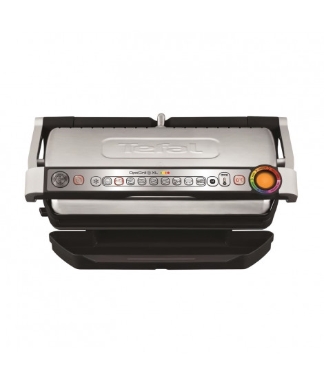 TEFAL GC724D12 Optigrill+ XL Grill viande, 9 programmes, Mode manuel, Décongélation, Surface de cuisson XL, Accessoires inclus
