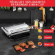 TEFAL GC724D12 Optigrill+ XL Grill viande, 9 programmes, Mode manuel, Décongélation, Surface de cuisson XL, Accessoires inclus