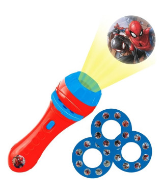 Projecteur a histoires et lampe torche Spider-Man - LEXIBOOK