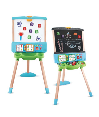 VTECH - Magi Chevalet Magneti'lettres 3 en 1 - Jouet Bois FSC