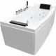 Baignoire balneo - BALNEO - 170x80x68cm - LED - Jets - Robinetterie incluse