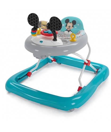 BRIGHT STARTS Trotteur bébé Disney baby Mickey - Lumineux et Musical - 61 x 69 x 63 cm - Multicolore - Des 6 mois