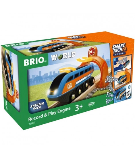 Brio World Locomotive a Enregistreur vocal Smart Tech Sound  - STEM - Circuit de train en bois - Ravensburger - Des 3 ans - 3…