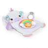 BRIGHT STARTS Tapis d'éveil Licorne - Taille XL avec coussin de maintien - 8 x 81 x 61 cm - Multicolore - Des la naissance