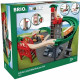 BRIO World Grand Circuit Plateforme Multimodale - Coffret 32 pieces - Circuit de train en bois - Ravensburger - Des 3 ans - 3…