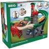 BRIO World Grand Circuit Plateforme Multimodale - Coffret 32 pieces - Circuit de train en bois - Ravensburger - Des 3 ans - 3…