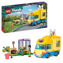 LEGO Friends 41741 La Fourgonnette de Sauvetage Canin, Jouet Animaux Enfants 6 Ans, Série 2023