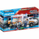 PLAYMOBIL - 70936 - City Action Les Secouristes - Ambulance avec secouristes et blessé