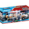 PLAYMOBIL - 70936 - City Action Les Secouristes - Ambulance avec secouristes et blessé