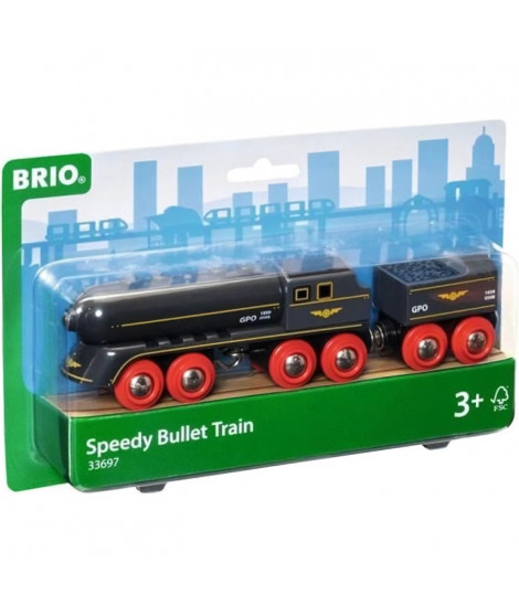 Train Grande Vitesse en bois BRIO - Ravensburger - Mixte des 3 ans