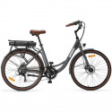 Vélo Électrique SURPASS SURVAEVILLEGRIS 26'' Gris 6 vitesses Batterie 10 Ah