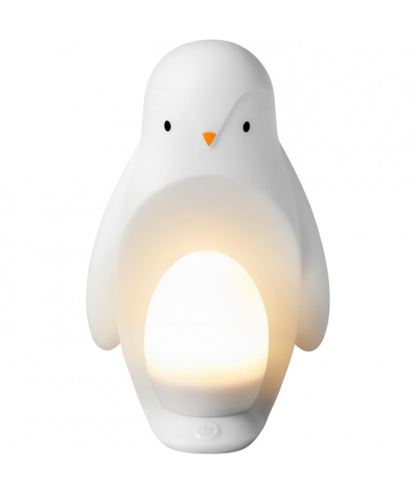 TOMMEE TIPPEE Veilleuse Pingouin 2-en-1, oeuf lumineux nomade, luminosité réglable, USB