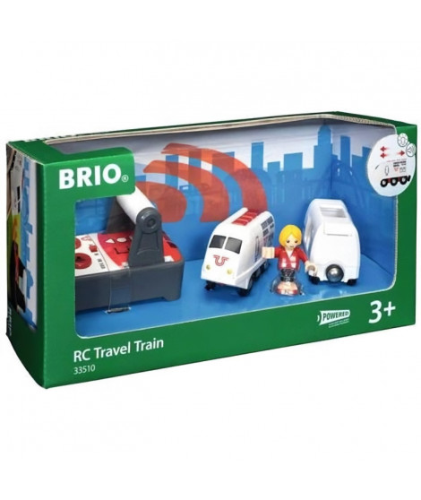 Train de Voyageur Radiocommandé BRIO World - Accessoire son & lumiere en bois - Ravensburger - Mixte - Des 3 ans