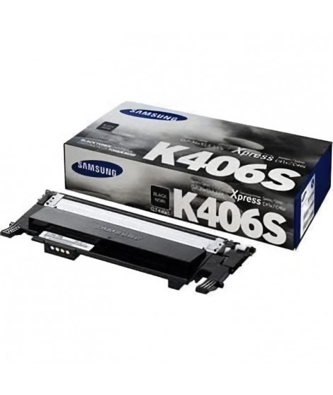 Cartouche de toner noir Samsung CLT-K406S (SU118A) pour SS062B/CLP-365 CLX-3300/CLX-3305