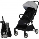 NANIA Poussette ultra compacte Orla - 0-36 mois - Jusqu'a 15kg - Dossier inclinable - Noir