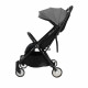 NANIA Poussette ultra compacte Orla - 0-36 mois - Jusqu'a 15kg - Dossier inclinable - Noir