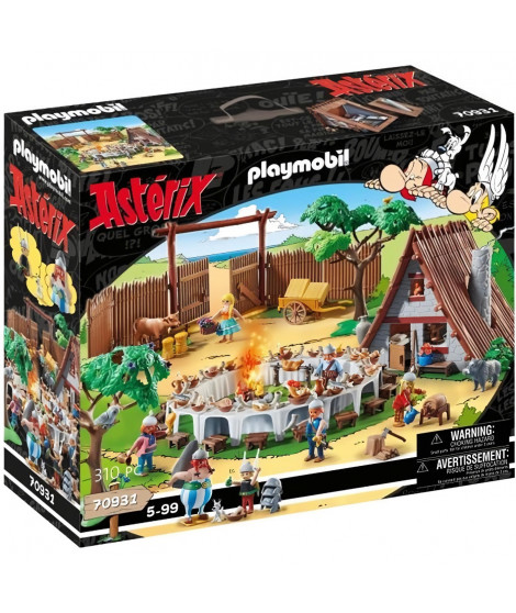 PLAYMOBIL - 70931 - Astérix : Le banquet du village