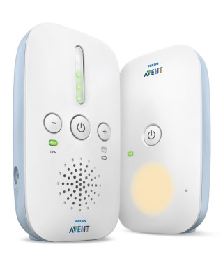 PHILIPS AVENT SCD503/26 - BabyPhone DECT connecté - Mode Smart ECO - Jusqu'a 24h d'autonomie- Longue portée