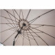 Parasol droit Shanghai inclinable - Diametre 3m - Mat aluminium et toile polyester 180g - Taupe