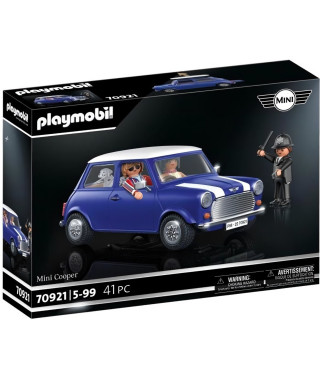 PLAYMOBIL - 70921 - Mini Cooper - Classic Cars avec toit amovible et effets lumineux