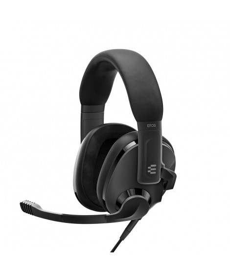 Casque Gamer EPOS H3 noir - Micro-casque filaire pour PC, Mac, PS4, PS5, XboxOne, Xbox Serie X