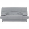 Banquette clic clac 3 places - Tissu gris clair -  Style Contemporain - L 190 x P92 cm - DREAM