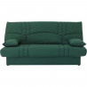 Banquette clic clac 3 places - tissu Vert foret - Style contemporain - L 190 x P 92 cm - DREAM