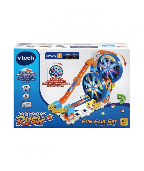 VTECH - Marble Rush Circuit a Billes - Fun Fair Set Electronic M300E