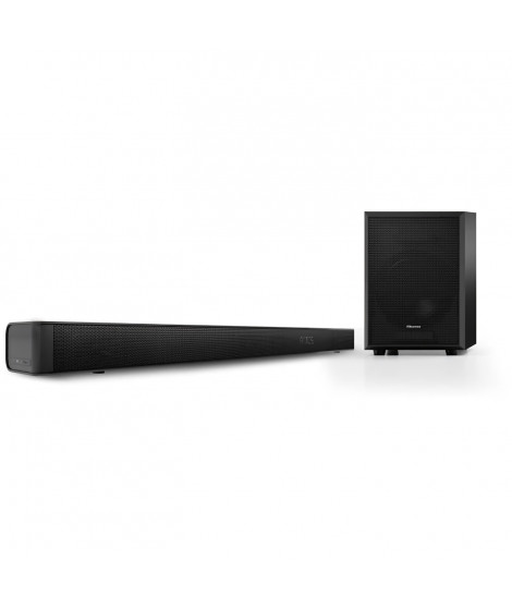 HISENSE AX3100G - Barre de son 3.1  - Bluetooth - Dolby Atmos - Caisson de basses sans fil - 5 haut-parleurs - 280W - Noir