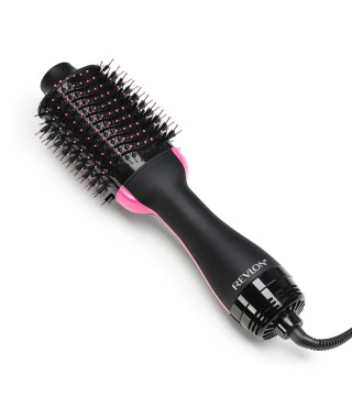 REVLON RVDR5222E - Brosse séchante volumisante 2 en 1 perfectionniste -  Pro Collection - Noir/Rose