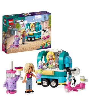 LEGO Friends 41733 La Boutique Mobile de Bubble Tea, Jouet Enfants 6 Ans, Scooter, Mini-Poupées