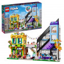 LEGO Friends 41732 Les Boutiques de Fleurs et de Décoration, Maquette a Construire et Personnaliser