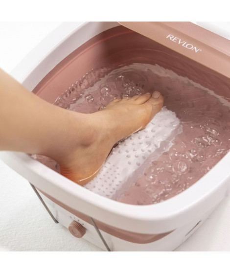 Balnéothérapie bain de pieds REVLON RVFB7034E - fonction massage - Rose