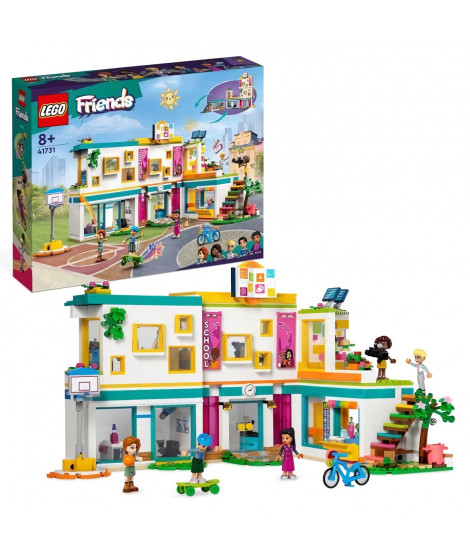 LEGO Friends 41731 L'École Internationale de Heartlake City, Jouet avec 5 Mini-Poupées