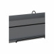 ARTEVASI - Kit Jardiniere capri 50cm v2 anthracite 50,2 x 28,5 x h20,7 cm - 1,54l