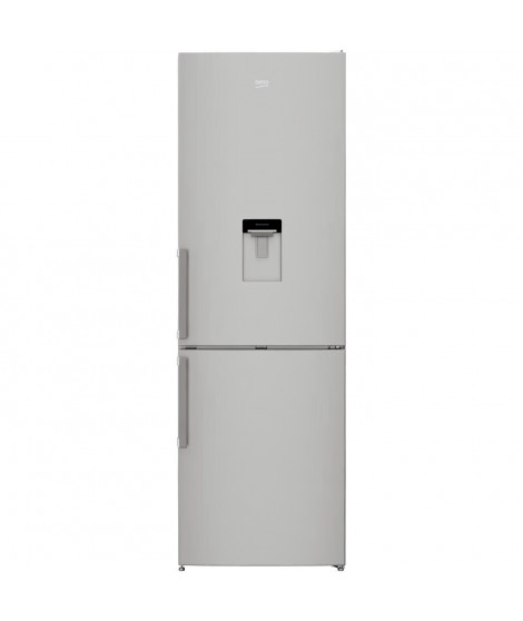 Réfrigérateur congélateur bas BEKO - CRCSA295K31DSN - 2 portes - 295 L (205+90) - l68 x L64 x H1,9 - Gris acier