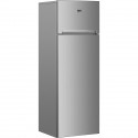 BEKO RDSA280K30SN Réfrigérateur congélateur haut - 250 L (204+46) - Froid statique - MinFrost - Gris acier