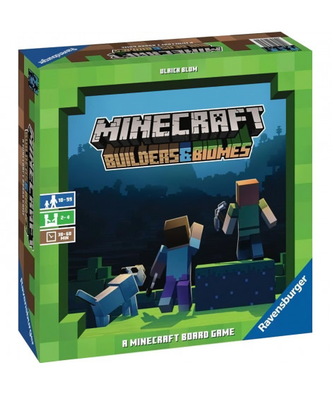 Minecraft Builders & Biomes - Jeux Societe - 26132 Jeu Société Issu Du Vidéo Multilingue (français Inclus)