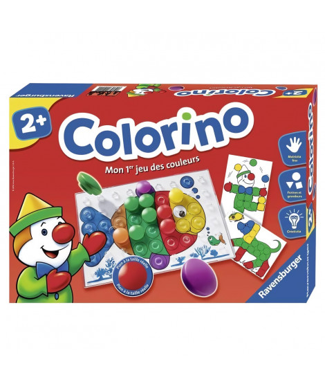 Colorino - Jeu éducatif - Apprentissage des couleurs - Activités créatives enfant - Ravensburger - Des 2 ans