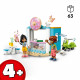 LEGO Friends 41723 La Boutique de Donuts, Jouet Enfants 4 Ans, Mini-Poupées Liane et Léo